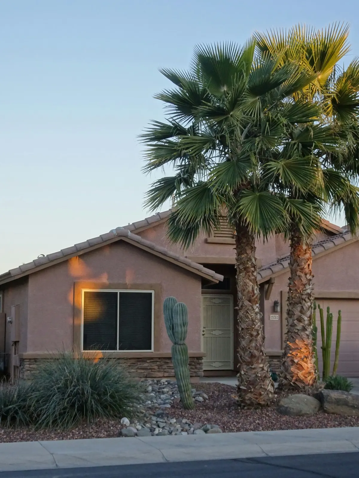 Phoenix neighborhood or a local family at home