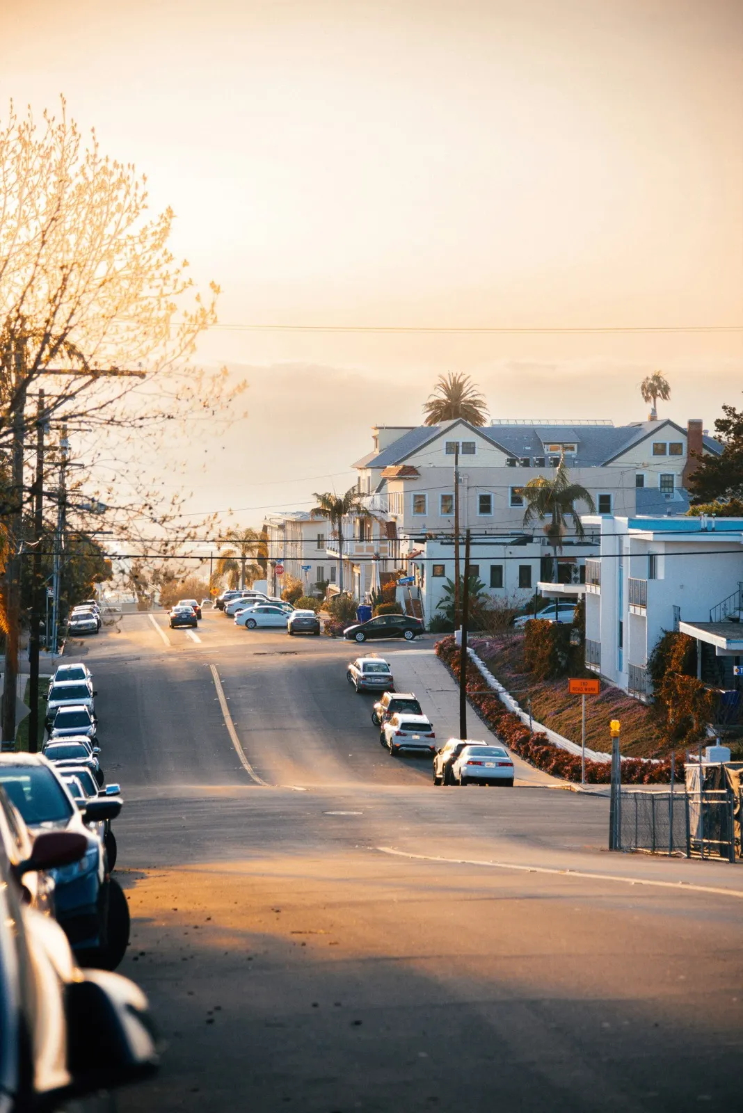 San Diego neighborhood or a local family at home
